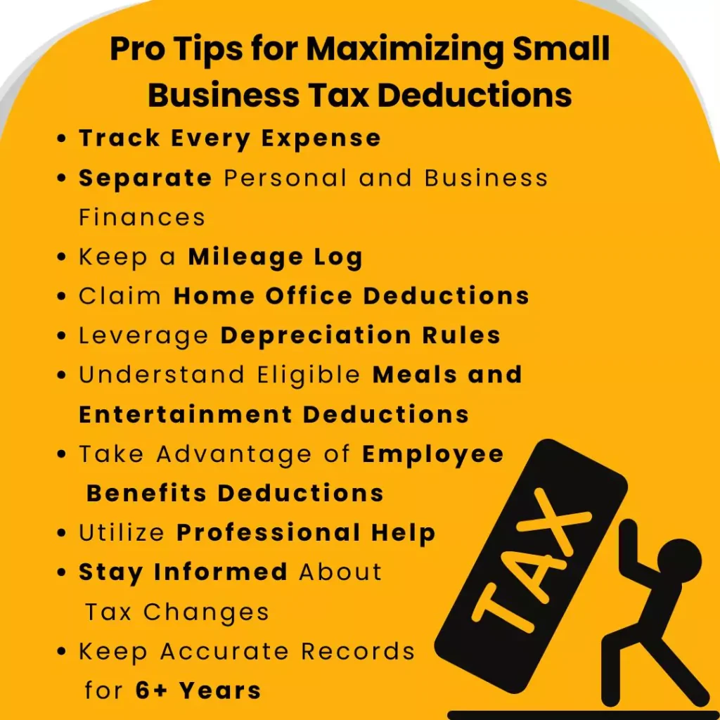 Small Business Tax Deductions Explained - 10 Smart Tax Strategies to Maximize Your Savings 3 pro tips for maximizing small business tax deductions