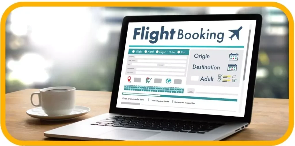 How to Become a Travel Agent in Canada: A Step-by-Step Guide by Bestax 2 online flight booking form opened on laptop