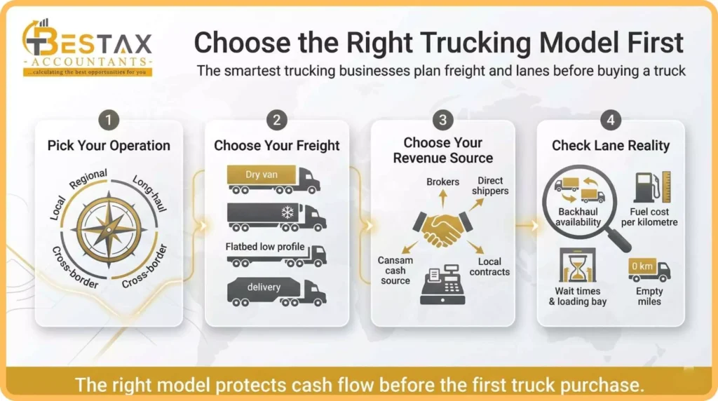 How to Start a Trucking Business in Canada 2026: Full Cost Breakdown & Requirements 1 choose the right trucking model