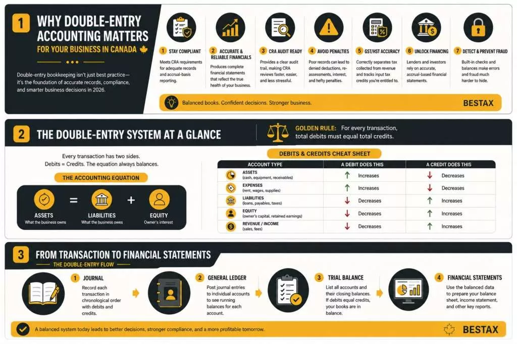Why Double-Entry Accounting Matters for Canadian Businesses